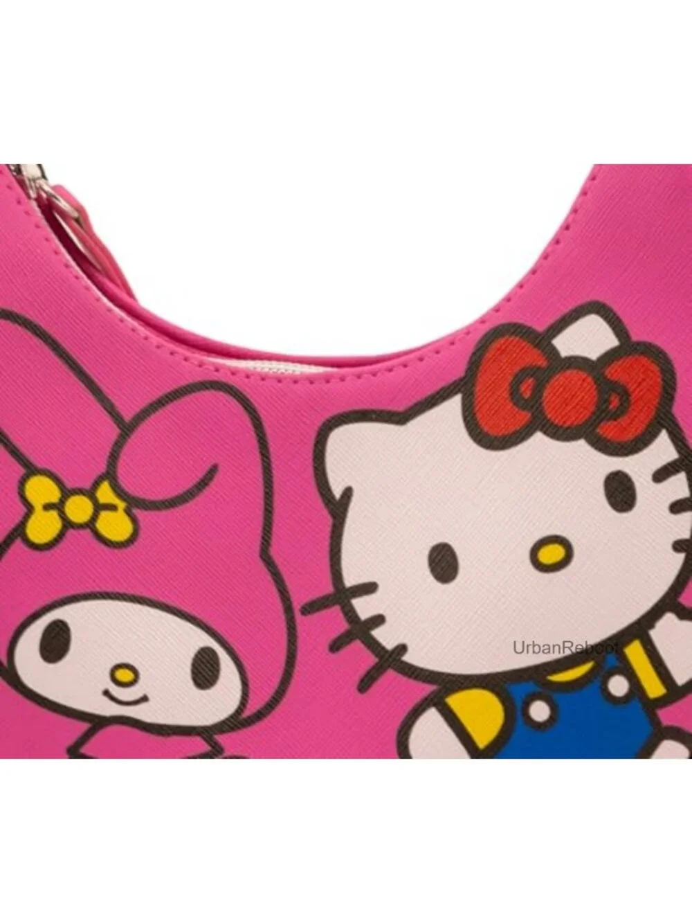 Officially Licensed Sanrio Hello Kitty Hobo Crossbody Purse Mini PU Leather